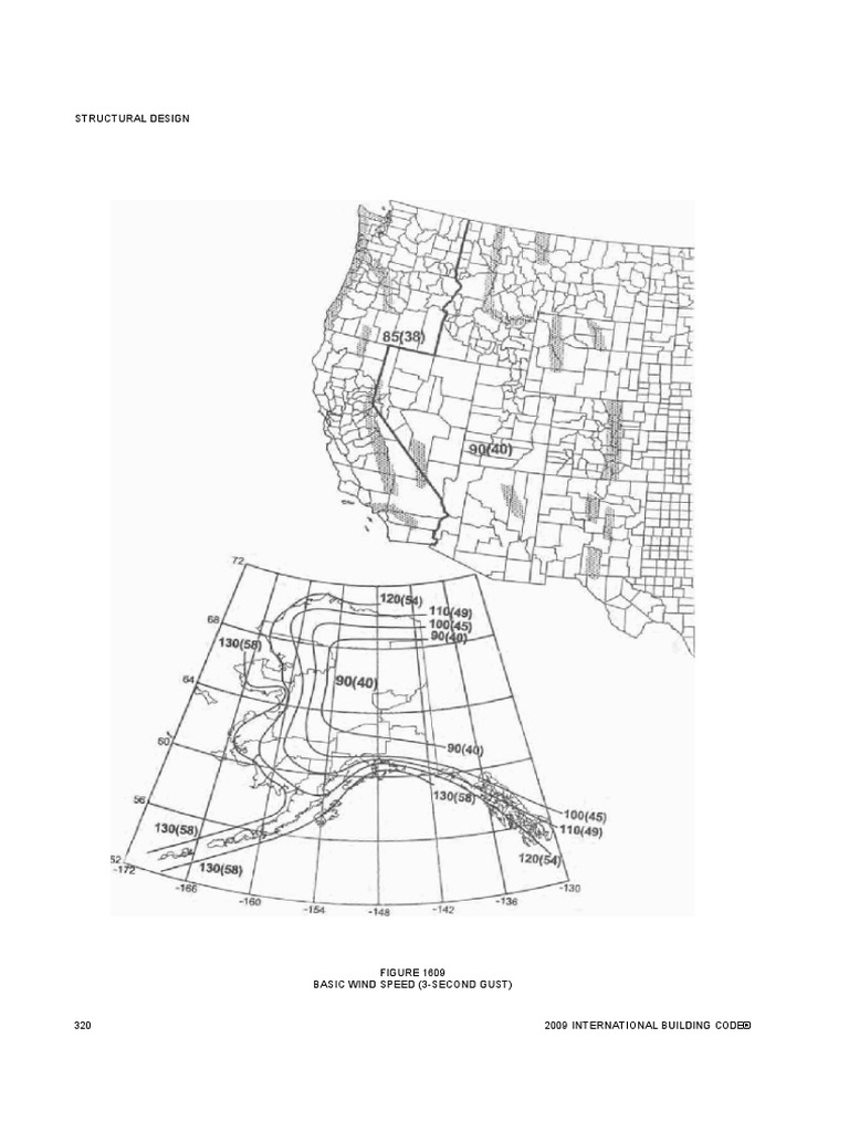 2009 Building Code Wind Speed Guide | PDF