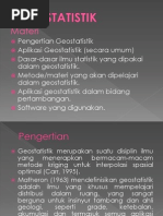 Download GEOSTATISTIK by RezaSP039 SN249722280 doc pdf