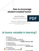 Encourage Student Humor Creativity