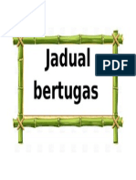 Jadual Bertugas