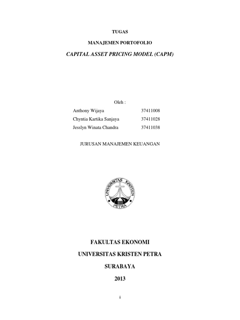 Capital Asset Pricing Model