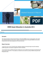 Market Research Report: HNWI Asset Allocation in Australia 2014