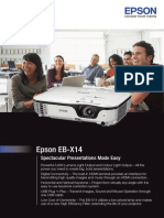 Epson EB-X14: Spectacular Presentations Made Easy