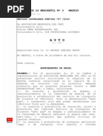 Auto de medidas cautelares contra Uber en España