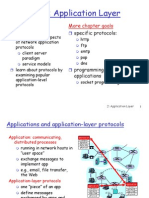 Chapter 2: Application Layer: Chapter Goals: More Chapter Goals