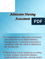 Admission Nursing Assessment