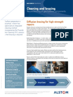 Reconditioning Gas Turbine Components Cleaning Brazing