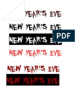 New Year's Eve Fonts
