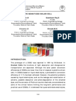 Dye Sensitized Solar Cell Gowtham Raj.S: Dhanush.M