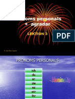 Pronoms Personals I Agradar