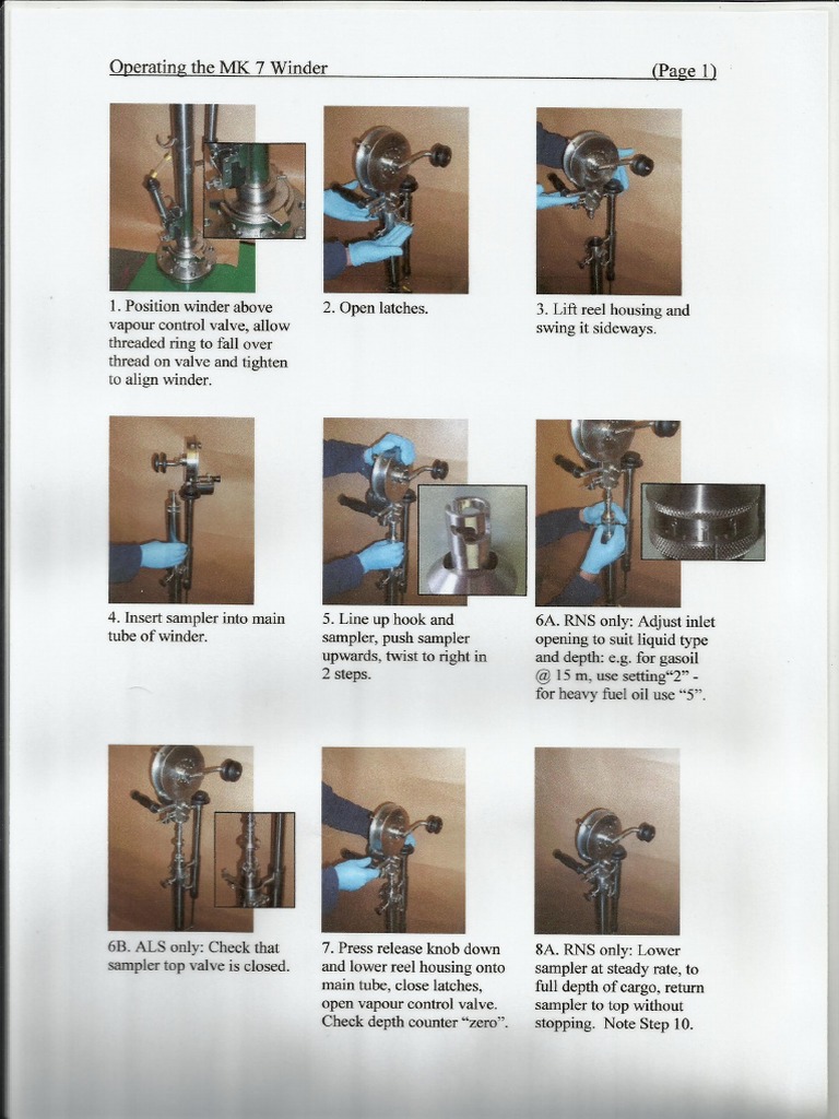 UKSGL MK 7 Winder Sampler | PDF