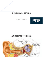 Biofarmasetika Tetes Telinga
