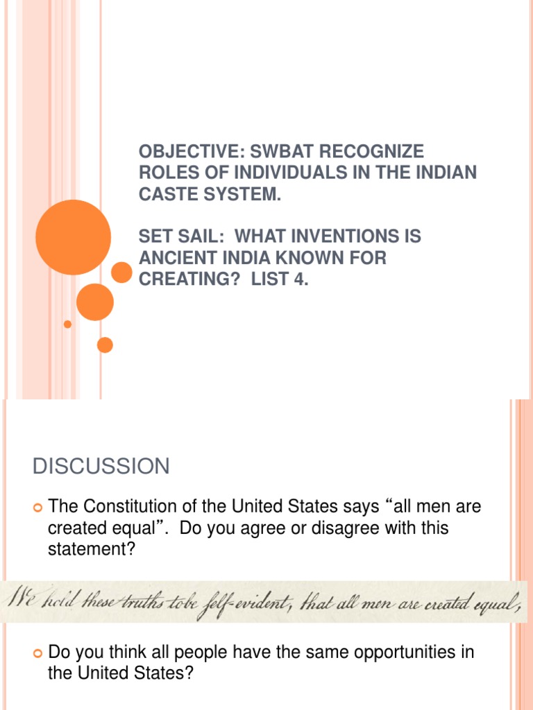 Caste System Ancient India | PDF | Caste | Social Inequality