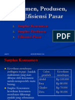 M4. Konsumen Produsen Dan Efisiensi Pasar