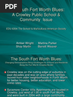 The South Fort Worth Blues:: A Crowley Public School & Community Issue