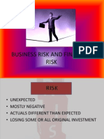 Business Risk and Financial Risk