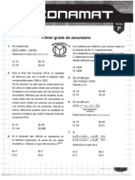 Matemáticas y Olimpiadas - 1ro de Secundaria Final 17 Conamat 2014 PDF