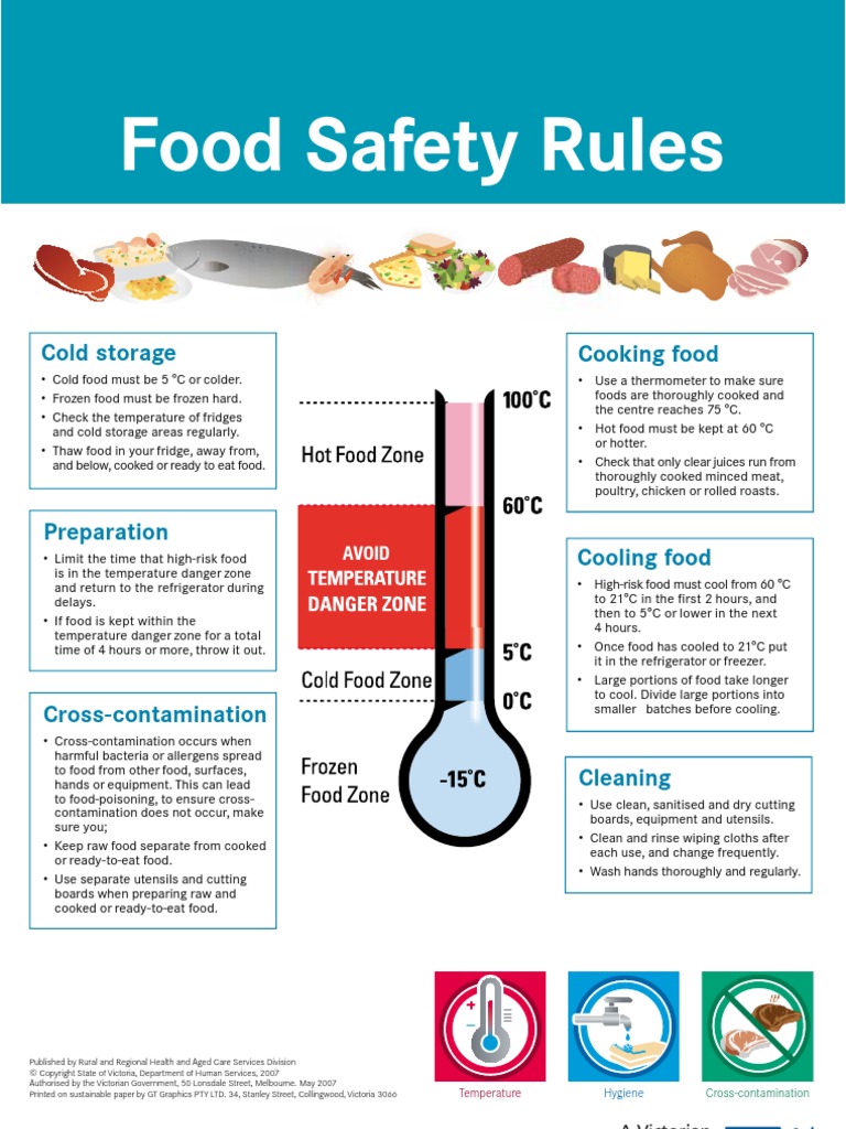 Food Safety Rules | Download Free PDF | Refrigerator | Foods