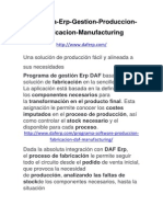 Programa Erp Gestion Produccion Fabricacion Manufacturing