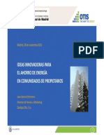 03 Eficiencia Energetica y Generacion de Energia en Los Ascensores OTIS Fenercom 2012