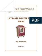 Ultimate Router Table Plans