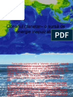 Oceanul Planetar - o Sursa de Energie Inepuizabila