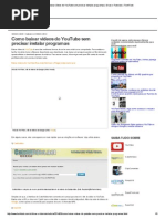 Como Baixar Vídeos Do YouTube Sem Precisar Instalar Programas _ Dicas e Tutoriais _ TechTudo