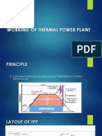 Working of Thermal Power Plant