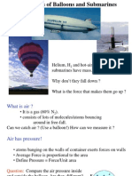 Helium, H and Hot-Air Balloons and Submarines Have Mass. Why Don't They Fall Down ? What Is The Force That Makes Them Go Up ?