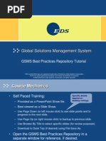 Content - GSMS Best Practices Repository Tutorial