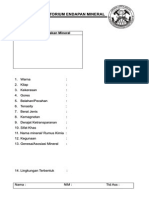 Lembar Deskripsi Mineral Logam Dan Industri