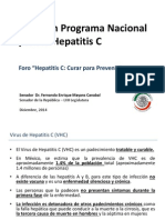 Senador Fernando Mayans Programa Nacional HepatitisC