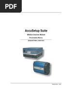 AccuSetup Suite Medium Scanner Module Programming Manual