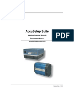 AccuSetup Suite Medium Scanner Module Programming Manual