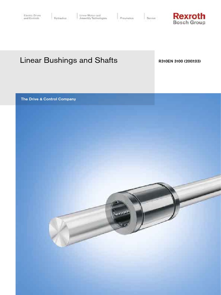 Examples of linear bushing Engineering Tolerance Bearing (Mechanical)