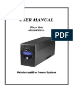 User Manual for Blazer Vista 400/600/800VA UPS