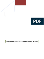 Documentarea Misiunilor de Audit