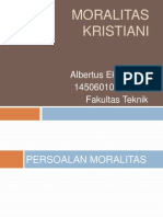 Moralitas Kristiani - Albertus Eky Yulian - 145060100111004