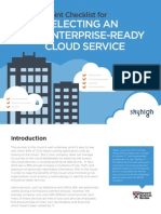 Checklist For Choosing Enterprise-Ready Cloud Services