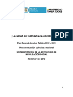 Sistematización de La Estrategia de Movilización Social