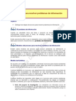 El Proceso para Resolver Problemas de Información