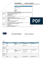 Surf Academy Scope and Sequence 2014