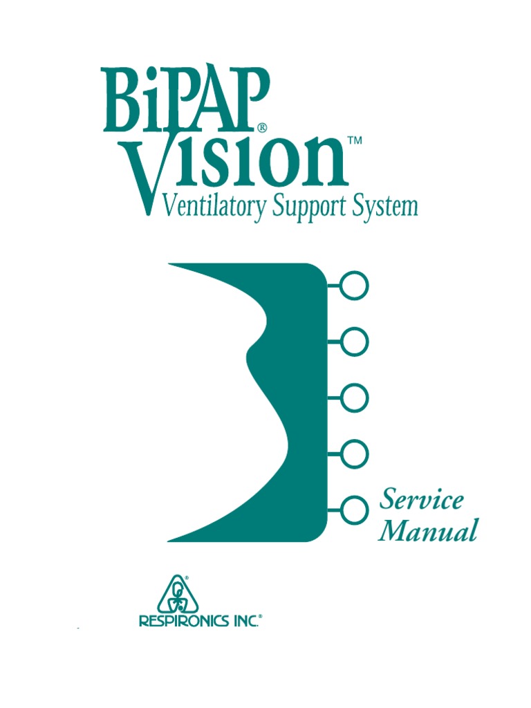 Respironics BiPAP Vision Service Manual | PDF | Analog To Digital