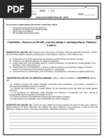 Avaliação de Arte 7° Ano