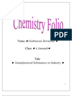 Chemistry Folio