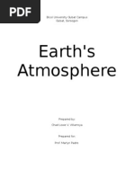 Download Earths Atmosphere by chadlow SN24980580 doc pdf