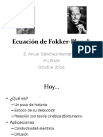 Ecuación de Fokker-Planck