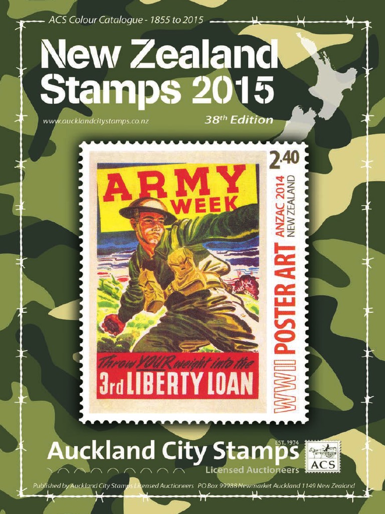 ACS NZ Stamps 2015 Postage Stamp Mail