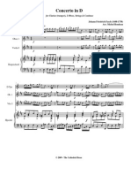 Concerto in D Harpsichord - Fasch