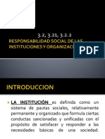 Responsabilidad Social de Las Instituciones y Organizaciones